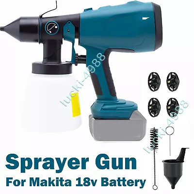 Paint Sprayer Spray Gun Wireless Portable Spray Paint Gun For Makita 18V Battery • $58.73