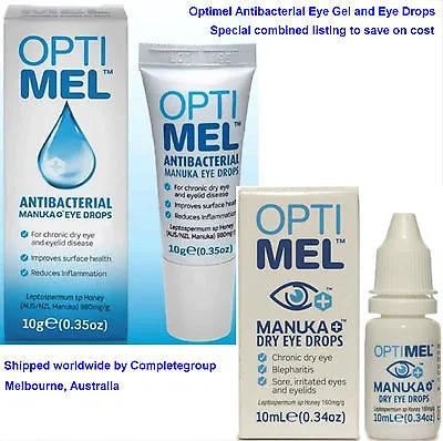 Optimel Manuka Forte Honey Eye Gel Sore Dry Eye And Optimel Manuka Dry Eye Drops • $69.95