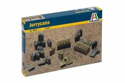 Italeri 402 1/35 Scale Military Model Accessories Kit WWII Jerry Cans Set • £7.68