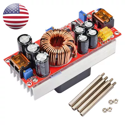 DC-DC 1800W 40A 10-60V To 12-90V Boost Converter Step Up Power Supply Module • $21.58