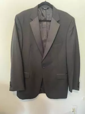 Jos A. Bank Black One Button Men's Tuxedo Jacket Sz. 46XL Never Worn • $20