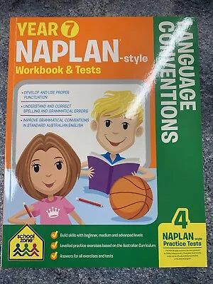 Naplan Year 7 Language Conventions Workbook • $11.50