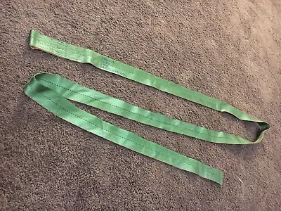 Genuine US Military Surplus Webbing Strap 1.75 Wide 104 Inches Long Looped Ends • $8.89