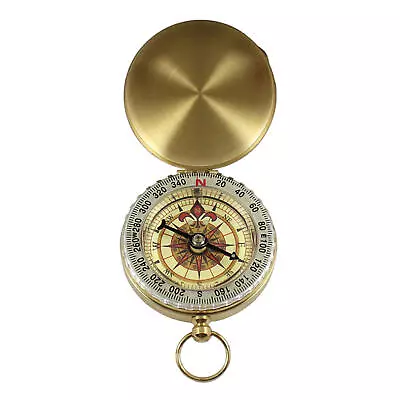 Compass Hiking Glow In The Dark Orienteering Compass Vintage Hiking Compass • $11.03