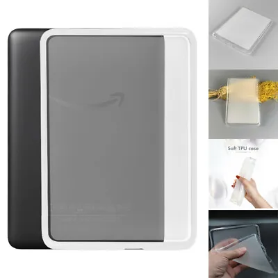 $10.49 • Buy For Amazon Kindle Paperwhite 1234 5/6/7/10/11th Gen Slim Soft Gel TPU Case Cover