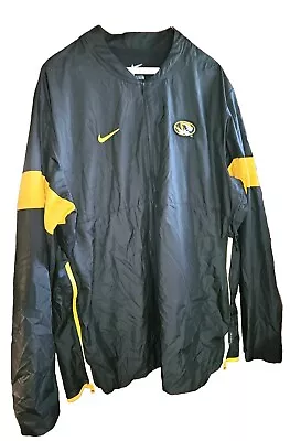 Missouri Tigers Nike Men's On Field Black 1/4 Zip Lightweight Pullover Size XL  • $25.49