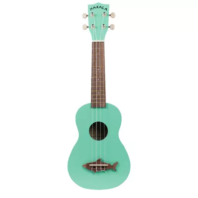 Kala Surf Green Soprano Shark Ukulele - MK-SS/GRN Beach Glass Green • $36.24