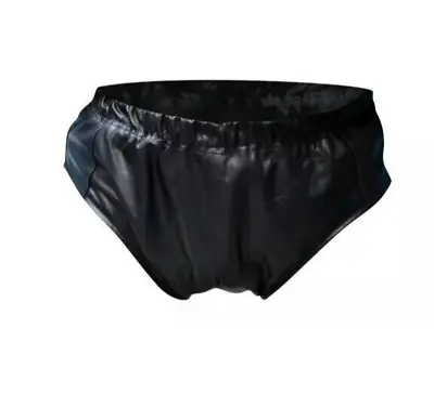 Men's Underwear Genuine Leather Extra Soft Black Size 32  • $40.44