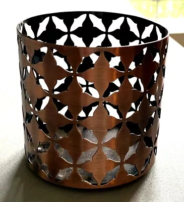$17.49 • Buy Yankee Candle Large Jar Candle Holder Sleeve Moroccan Copper  New