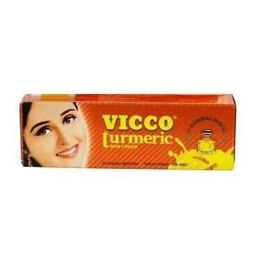 70g Big Pack Vicco Turmeric Cream - Ayurvedic Cream Herbal Sandalwood • $11.04