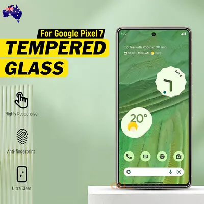 2x Pixel 8 Pro 7a 6a 6 5 4 XL Premium Tempered Glass Screen Protector For Google • $7.45