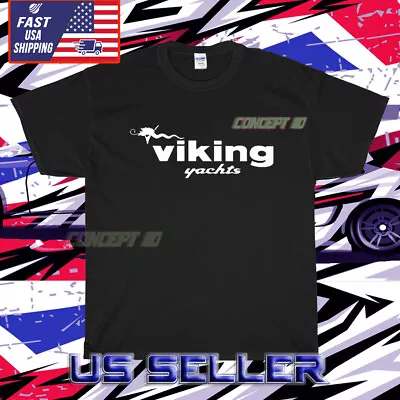 Hot Shirt Viking Yachts Boats Logo T-shirt Unisex Tee Funny Usa Size S-5xl • $20.99