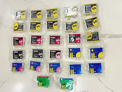 Mixed Epson 98 Inks T0981 T0981 T0992T0993 T0983 T0984 T0986  T0982 T0985 • $69.99