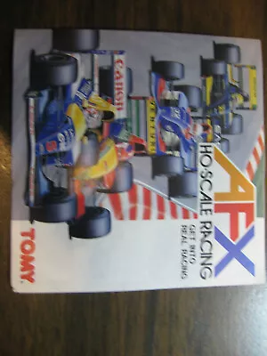 Tomy AFX HO Scale Racing Slot Car 8 Fold-out Page Color Catalog (mid 1980's ??) • $15