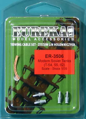 Eureka XXL 1/35 Russian Modern Tanks (T-54 T-55 T-62) Tow Cables ER-3506 • $6.99