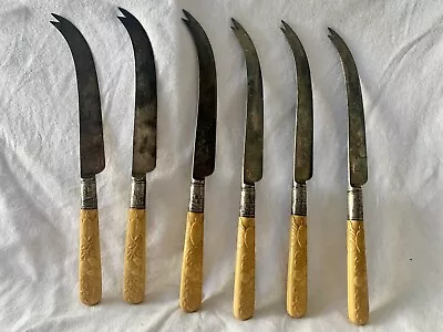 $9.99 • Buy Set Of Six (6) Sterling & Mixed Metals St. Augustine Fl, By Greenleaf & Crosby
