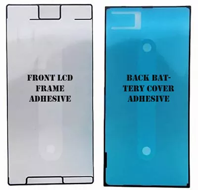 Sony Xperia XZ Premium Front Screen Frame Back Battery Cover Adhesive Sticker • $14.95