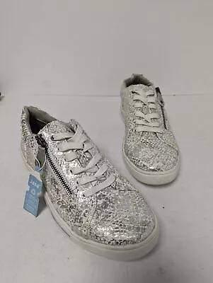 £28 • Buy Jana Womens Shoe 23660 White Snake Metallic, Uk Size 6