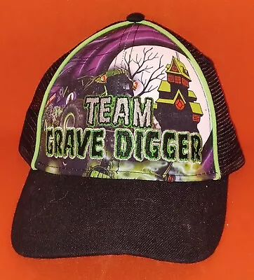 Hat Baseball Cap Grave Digger Monster Truck Racing Team Monster Jam Snapback • $15