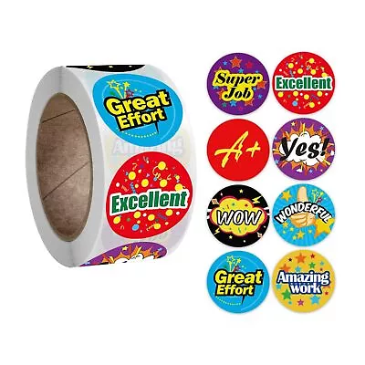 500 Pcs 1 Inch Motivational Stickers Affirmation Reward Stickers For Students • $8.73