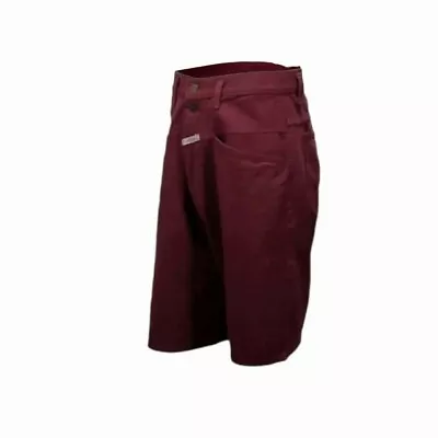 $46.99 • Buy Mirithe Francois Girbaud Men's Denim Shorts, Maroon, Size 32, 1990's NOS