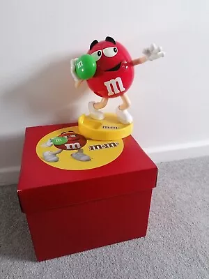 £16 • Buy M&m's Red Chocolate Dispenser With Box. Collectors Item 