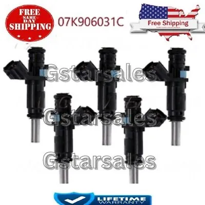 OEM Siemens FUEL INJECTOR FOR 04-17 Volkswagen Beetle Jetta Passat Golf 2.5L 5PC • $111.99