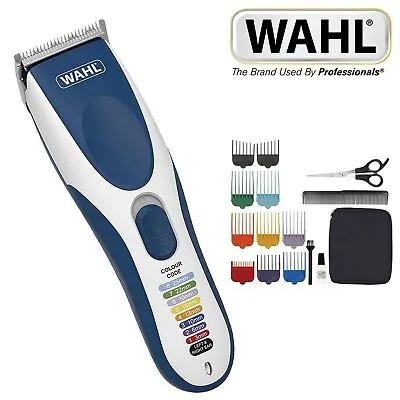 Wahl Mens Colour Pro Cord Cordless Hair Clipper Trimmer Grooming Set 9649-017 • £36.99