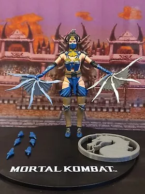 Mortal Kombat Action Figure KITANA W/FANS And Hands Mezco Toys 2015 Loose • $28.99