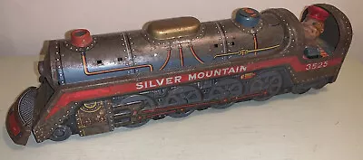 Vintage Silver Mountain 3525 Tin Toy Train - Modern Toys Japan - As Is • $13.20