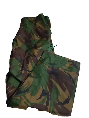 Mens Waterproof Pants Military Surplus Woodland Camo MED 36X 27 British 70/90 • $23