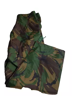 Mens Waterproof Pants Military Surplus Woodland Camo MED 38X30 British 78/90 • $22.76