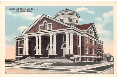 Methodist Episcopal Church Muskogee County Oklahoma Vintage Postcard CP323 • $4.95