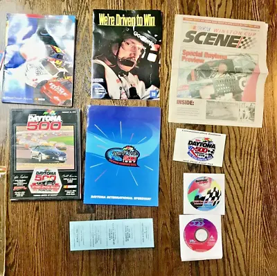 DAYTONA 500 Vintage 2001 Dale Earnhardt NASCAR Racing Memorabilia Hot Wheels LOT • $19.95