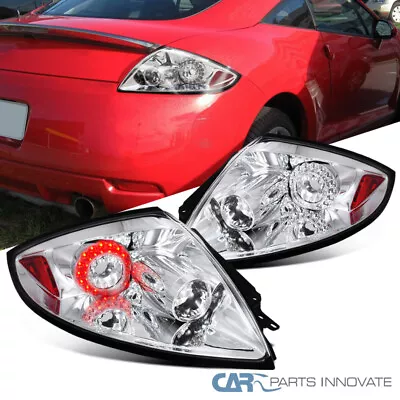 Fits Mitsubishi 06-12 Eclipse Clear LED Reverse Tail Lights Brake Parking Lamps • $152.95