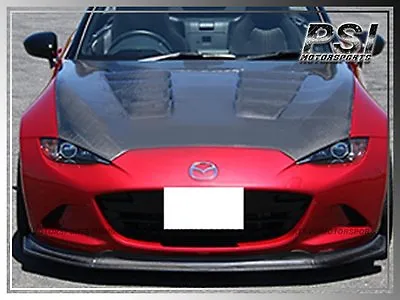 CS Type Carbon Fiber Front Bumper Lip For 2016+ Mazda MX-5 ND Miata • $349