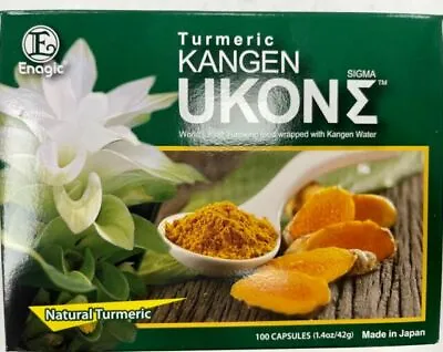 Enagic Turmeric Kangen Ukon Organic Multivitamins Vegeterian Capsules - 100... • $15