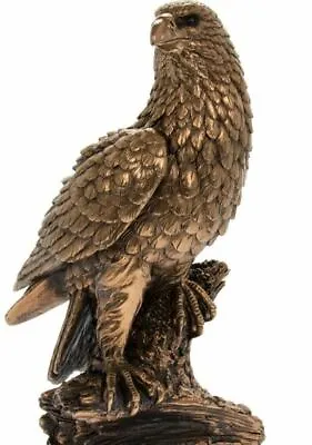 Reflections Bronzed Resin Large Eagle Ornament Leonardo Collection Lp44641 • £24.99