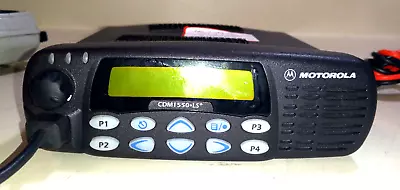 MOTOROLA CDM1550 LS+ UHF 40 Watt FREE PROGRAMMING • $95