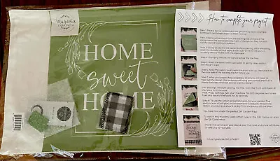 Garden Flag Craft Kit Home Sweet Home Magnolia Design All Inclusive DIY NEW • $17.99