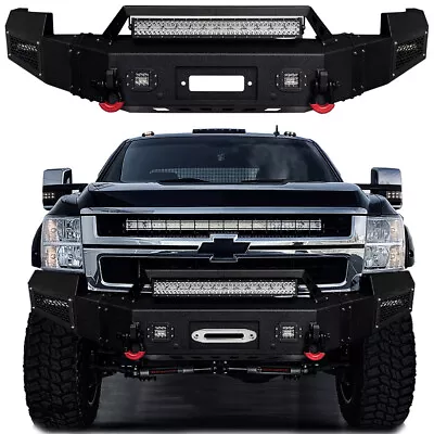 Vijay For 2007-2010 Chevy Silverado 2500/3500 New Front Bumper W/D-Rings & Light • $779.99