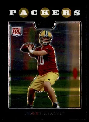 2008 Topps Chrome Matt Flynn RC Green Bay Packers #TC177 • $2.99