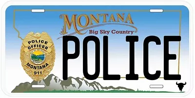 Custom Police Badge Any State Personalized Novelty Car License Plate • $18.89