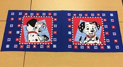 Disney - 101 Dalmatians Cushion Panel - 100% Cotton - Fabric Panels • £6.25