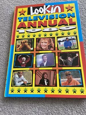 Lookin Television Annual 1989 Look-in Nostalgia 1980s Vintage TV Book • £15