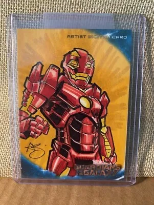 2014 Marvel Guardians Of The Galaxy Sketch 1/1 Iron Man • $1.99