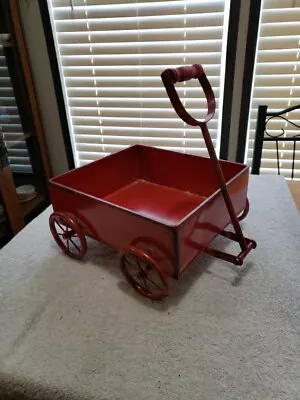 Metal Decorative Wagon Fully Functional Box Size 11  X 10  X 3  • $19.58