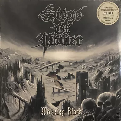 Siege Of Power - Warning Blast LP 2021 Metal Blade – 3984-15604-1 [Clear Smoke] • $32.95