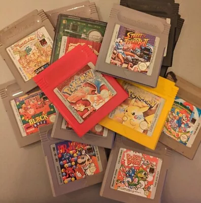 Multi-Title GB GBC Cartridge Collection - Authentic Tested And Ready To Play! • £45