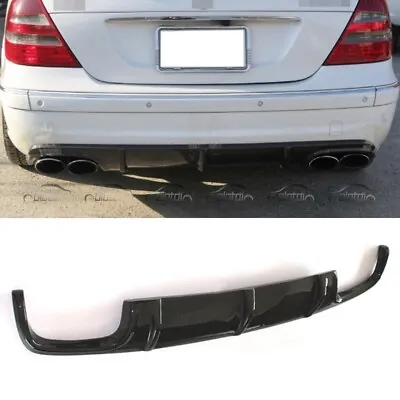 Carbon Fiber Rear Bumper Diffuser Lip For 2004-09 Mercedes Benz W211 E55 E63 AMG • $399